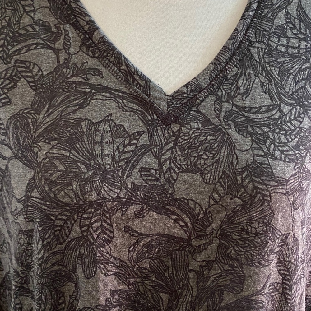 Ideology printed drawstring top - Picture 3 of 5